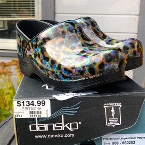 NEW Leopard Print Danskos